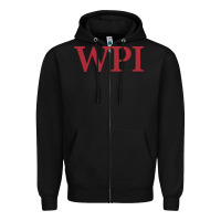 Black worcester polytechnic institute Zipper Hoodie - linhVisuals