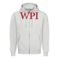 Dove Grey worcester polytechnic institute Zipper Hoodie - linhVisuals