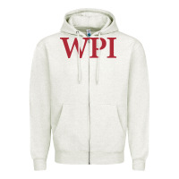 Oatmeal Heather worcester polytechnic institute Zipper Hoodie - linhVisuals