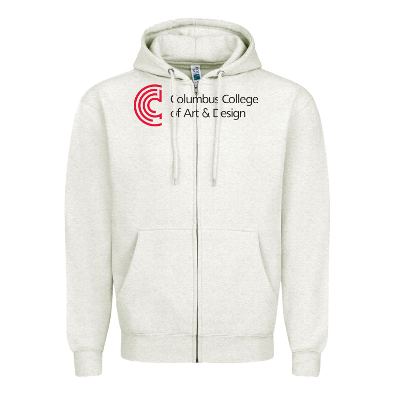 Columbus College Of Art And Design Zipper Hoodie by linhVisuals | Teevron