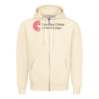 Sandshell columbus college of art and design Zipper Hoodie - linhVisuals