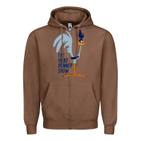 Chestnut The Road Runner Show Zipper Hoodie - linhVisuals