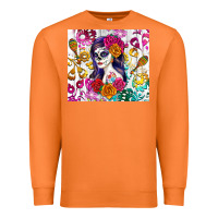 Carrot sugar skull girl Premium Sweatshirt - RanaPortraitStore