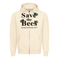Sandshell save the bees   tyler the creator Zipper Hoodie - linhVisuals