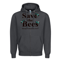 Smoke save the bees   tyler the creator Zipper Hoodie - linhVisuals