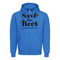 True Royal save the bees   tyler the creator Zipper Hoodie - linhVisuals