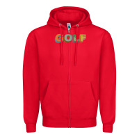 Red tylers creators golf tshirt gofl tshirt for men women t shirt Zipper Hoodie - linhVisuals