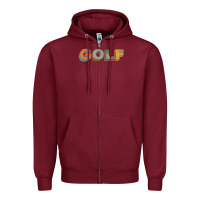 Burgundy tylers creators golf tshirt gofl tshirt for men women t shirt Zipper Hoodie - linhVisuals