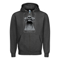 Charcoal Heather hunt showdown anniversary three of skulls black t shirt Zipper Hoodie - linhVisuals