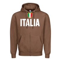 Chestnut italia soccer jersey Zipper Hoodie - linhVisuals