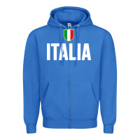 True Royal italia soccer jersey Zipper Hoodie - linhVisuals