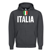 Smoke italia soccer jersey Zipper Hoodie - linhVisuals