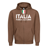 Chestnut italia soccer jersey Zipper Hoodie - linhVisuals