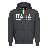Smoke italia soccer jersey Zipper Hoodie - linhVisuals