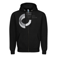 Black emily carr university of art and design Zipper Hoodie - linhVisuals
