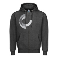 Charcoal Heather emily carr university of art and design Zipper Hoodie - linhVisuals