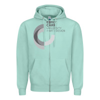 Seafoam emily carr university of art and design Zipper Hoodie - linhVisuals