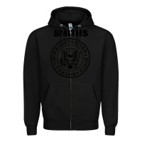 Black the smiths Zipper Hoodie - linhVisuals