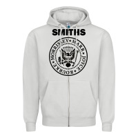 Dove Grey the smiths Zipper Hoodie - linhVisuals