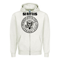 Oatmeal Heather the smiths Zipper Hoodie - linhVisuals
