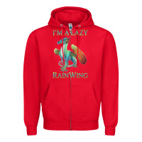 Red Chill Rainwing Dragon Retro Fan Tee Wings of Fire Zipper Hoodie - linhVisuals