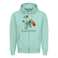 Seafoam Chill Rainwing Dragon Retro Fan Tee Wings of Fire Zipper Hoodie - linhVisuals