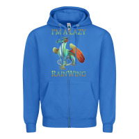 True Royal Chill Rainwing Dragon Retro Fan Tee Wings of Fire Zipper Hoodie - linhVisuals