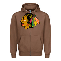 Chestnut the  blackhawks Zipper Hoodie - linhVisuals