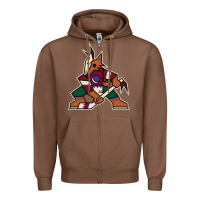 Chestnut the  coyotes Zipper Hoodie - linhVisuals