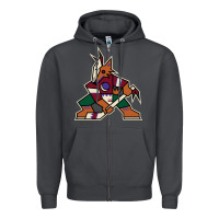 Smoke the  coyotes Zipper Hoodie - linhVisuals