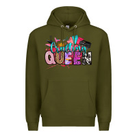Army Green crafting queen Premium Hoodie - Artiststas