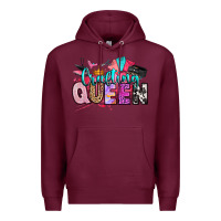 Burgundy crafting queen Premium Hoodie - Artiststas