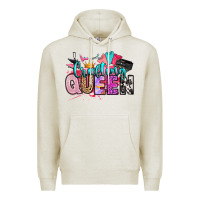 Oatmeal Heather crafting queen Premium Hoodie - Artiststas