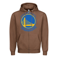Chestnut Golden state Zipper Hoodie - linhVisuals