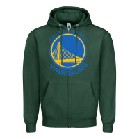 Sports Green Golden state Zipper Hoodie - linhVisuals