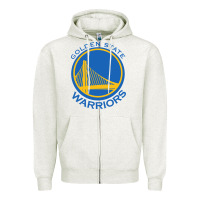 Oatmeal Heather Golden state Zipper Hoodie - linhVisuals