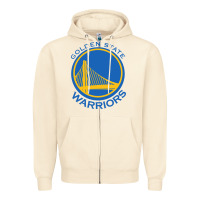Sandshell Golden state Zipper Hoodie - linhVisuals