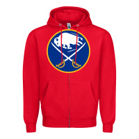 Red the sabres Zipper Hoodie - linhVisuals