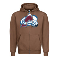 Chestnut the  avalanche Zipper Hoodie - linhVisuals