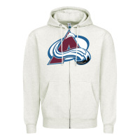 Oatmeal Heather the  avalanche Zipper Hoodie - linhVisuals