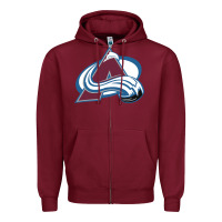 Burgundy the  avalanche Zipper Hoodie - linhVisuals