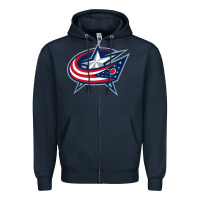 Navy the  blue jackets Zipper Hoodie - linhVisuals