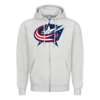 Dove Grey the  blue jackets Zipper Hoodie - linhVisuals