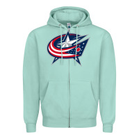 Seafoam the  blue jackets Zipper Hoodie - linhVisuals