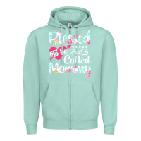 Seafoam blessed to be called mommy t  shirt blessed to be called mommy lovely Zipper Hoodie - linhVisuals