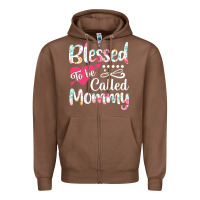 Chestnut blessed to be called mommy t  shirt blessed to be called mommy lovely Zipper Hoodie - linhVisuals