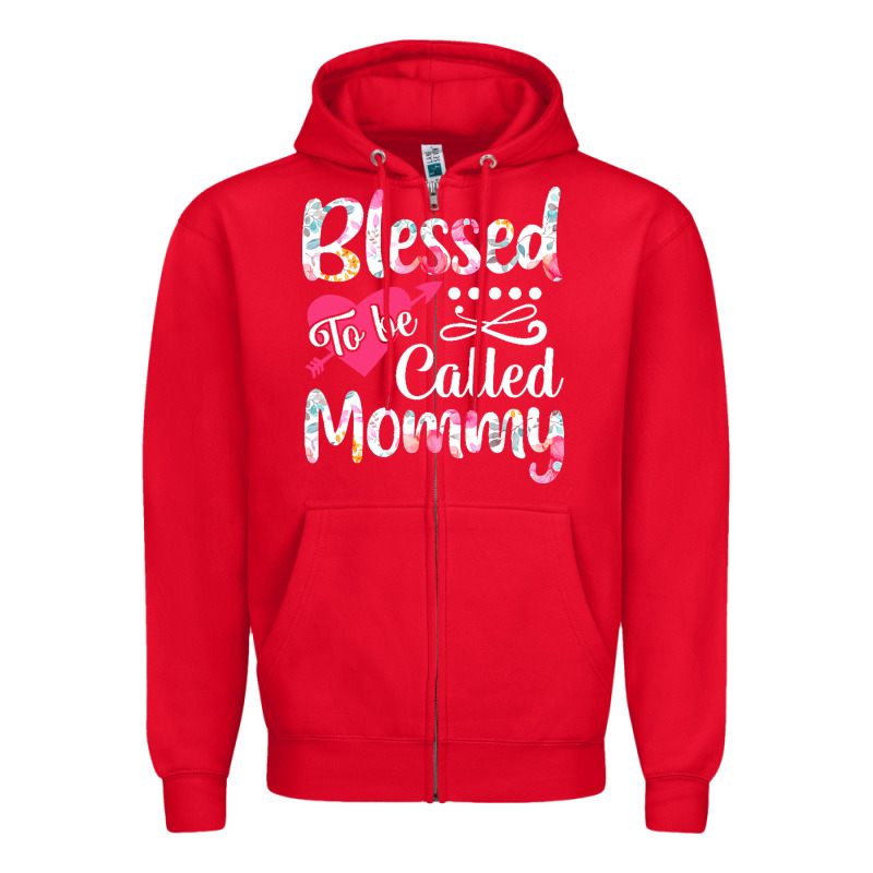 Blessed To Be Called Mommy T  Shirt Blessed To Be Called Mommy Lovely Zipper Hoodie by linhVisuals | Teevron