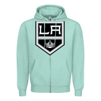 Seafoam the LA kings Zipper Hoodie - linhVisuals