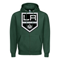 Sports Green the LA kings Zipper Hoodie - linhVisuals