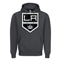 Smoke the LA kings Zipper Hoodie - linhVisuals